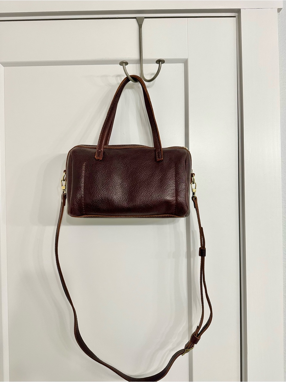 Portland Leather Small Sloan Doctor bag in color Coldbrew - Picture 2 of 12